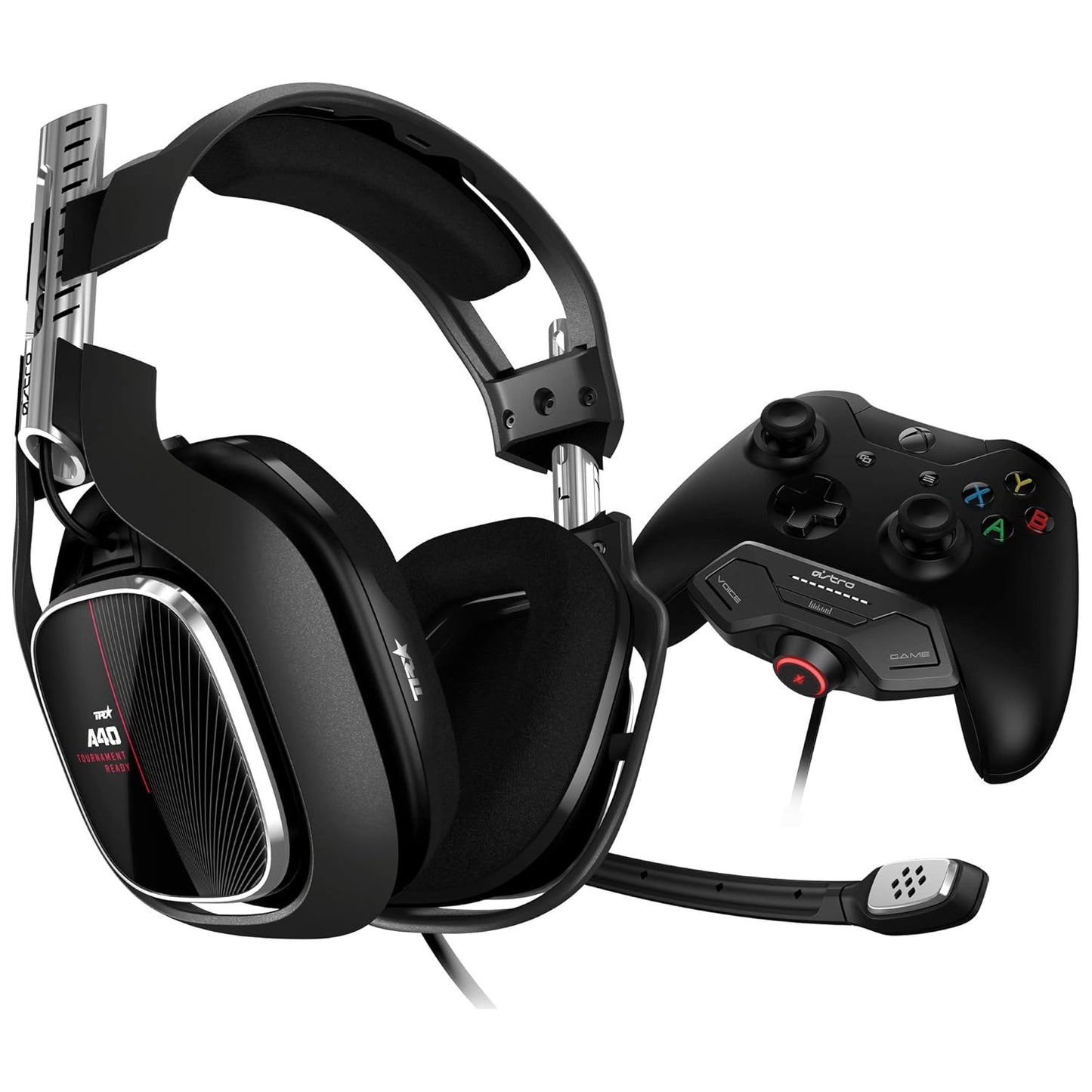 A40 TR Wired Headset and MixAmp Pro TR with Dolby Audio for PlayStation 5, PlayStation 4, PC, and Mac - Black/Blue