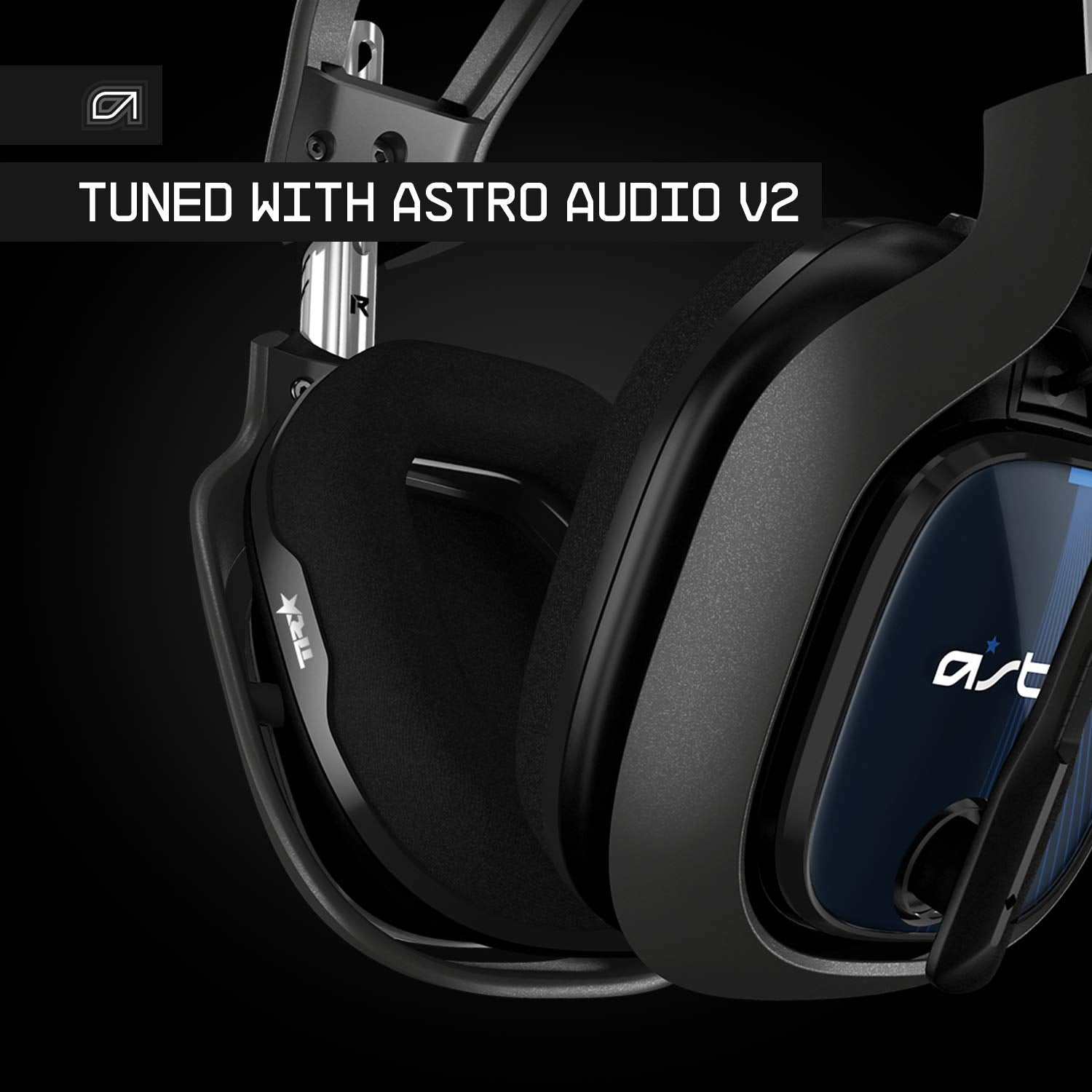 A40 TR Wired Headset and MixAmp Pro TR with Dolby Audio for PlayStation 5, PlayStation 4, PC, and Mac - Black/Blue